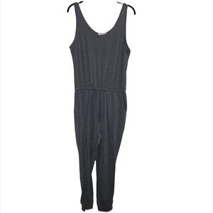Reoria Grey Tank Jogger Jumpsuit Sz L